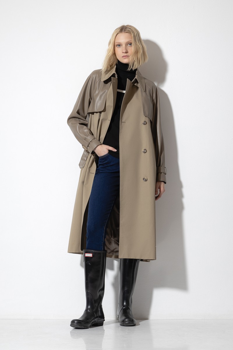 Trench Coat VASSA CODE, пол female, цвет Серый, фото №2