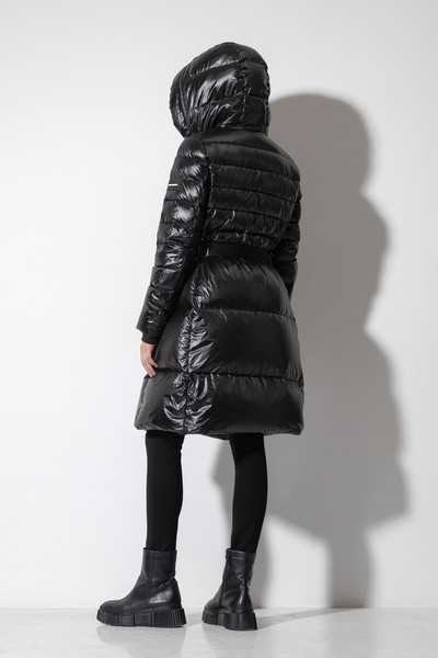 Пальто-пуховик VASSA CODE, пол женский, цвет черный, фото №5