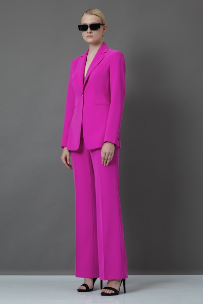 Жакет приталенного кроя VASSA&Co, пол женский, цвет розовый, фото №4