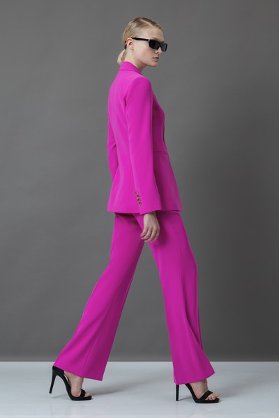 Жакет приталенного кроя VASSA&Co, пол женский, цвет розовый, фото №3