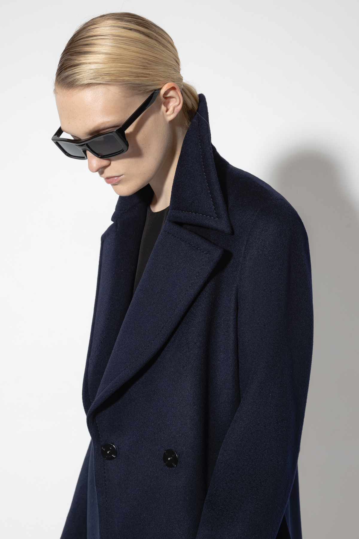 Пальто-халат VASSA&Co, пол female, цвет синий