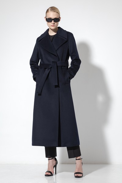 Пальто-халат VASSA&Co, пол женский, цвет синий, фото №6