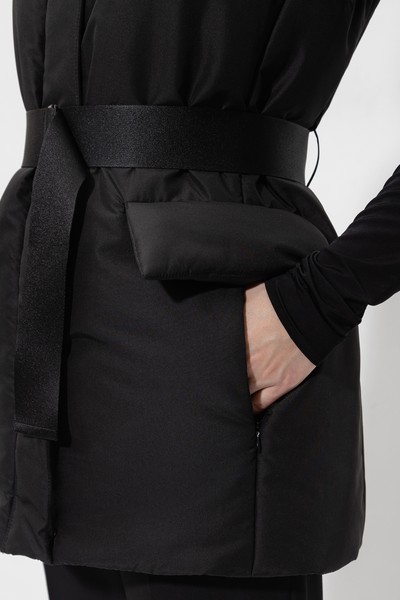 Жилет со съемным воротником VASSA&Co, пол женский, цвет черный, фото №7