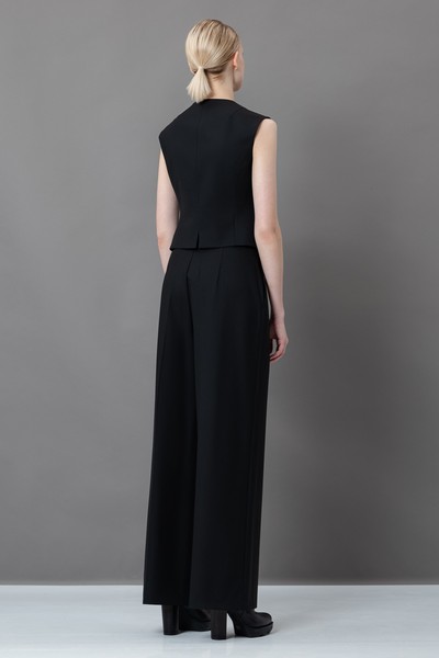 Жилет VASSA&Co, пол женский, цвет черный, фото №3