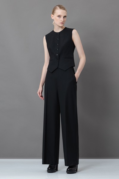 Жилет VASSA&Co, пол женский, цвет черный, фото №2