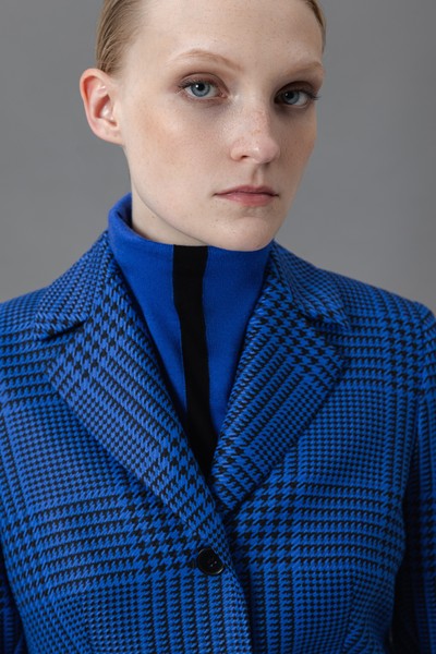 Жакет VASSA&Co, пол женский, цвет синий, фото №3