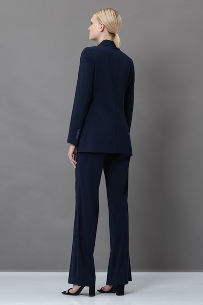Двубортный жакет VASSA&Co, пол женский, цвет синий, фото №3