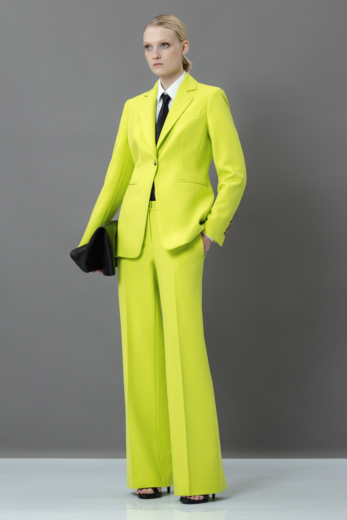 Жакет приталенного кроя VASSA&Co, пол женский, цвет желтый