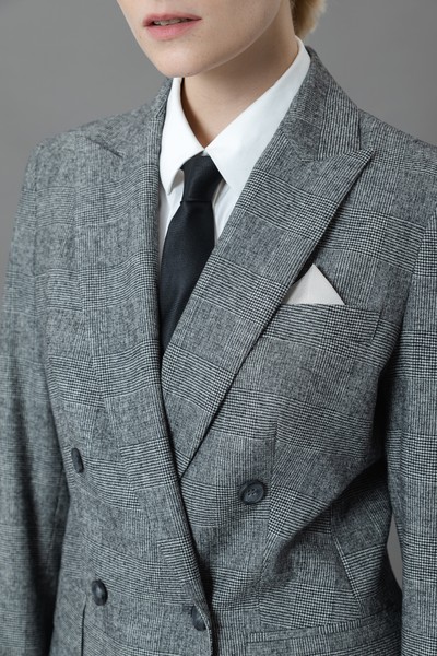 Приталенный жакет VASSA&Co, пол женский, цвет серый, фото №7