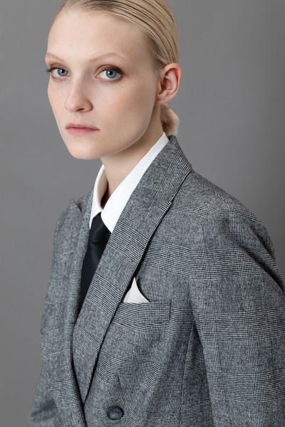 Приталенный жакет VASSA&Co, пол женский, цвет серый, фото №6