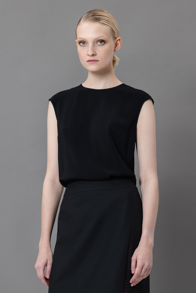 Blouse VASSA&Co, пол female, цвет Black