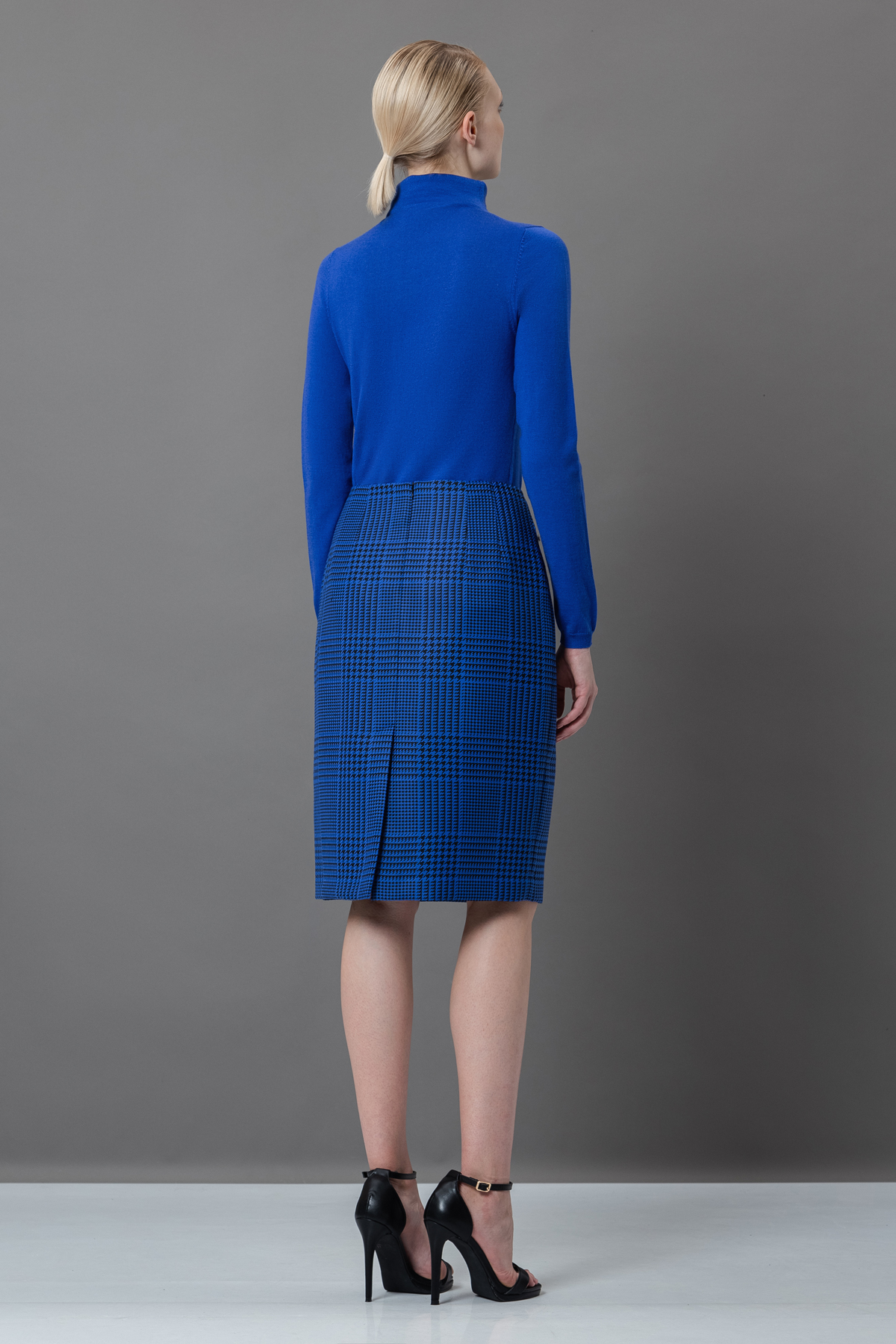 Юбка VASSA&Co, пол женский, цвет синий