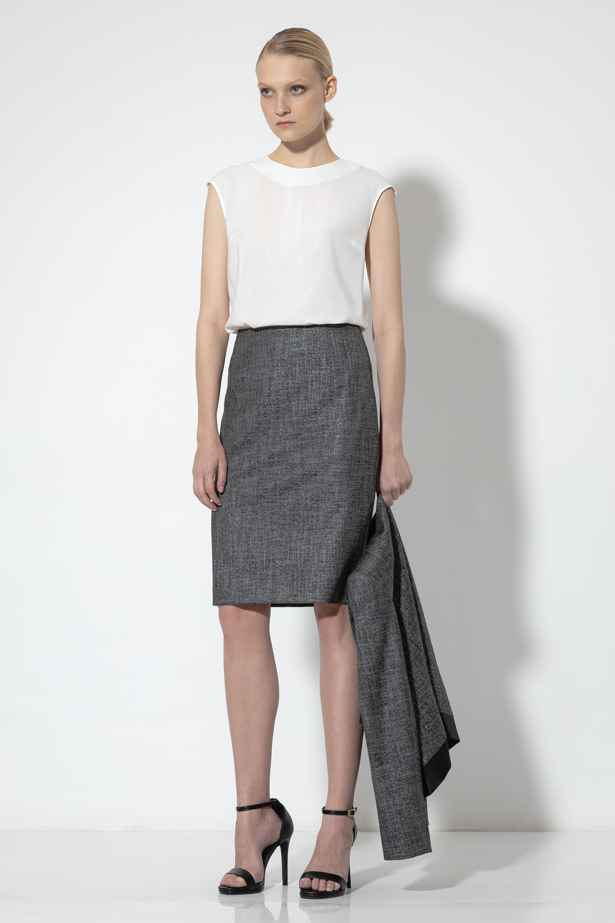 Blouse VASSA&Co, пол female, цвет white