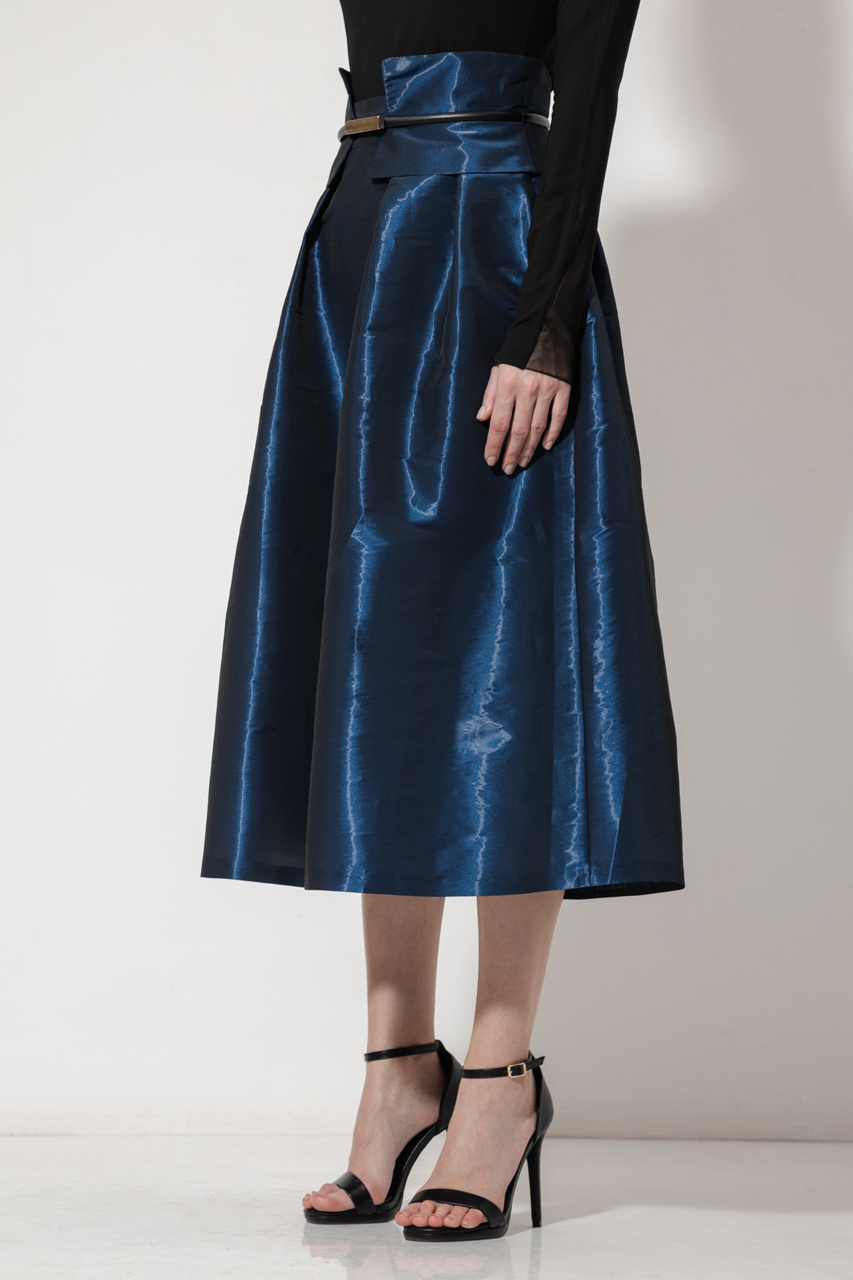 Юбка из нейлона VASSA&Co, пол женский, цвет синий