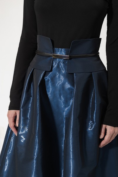 Юбка из нейлона VASSA&Co, пол женский, цвет синий, фото №6