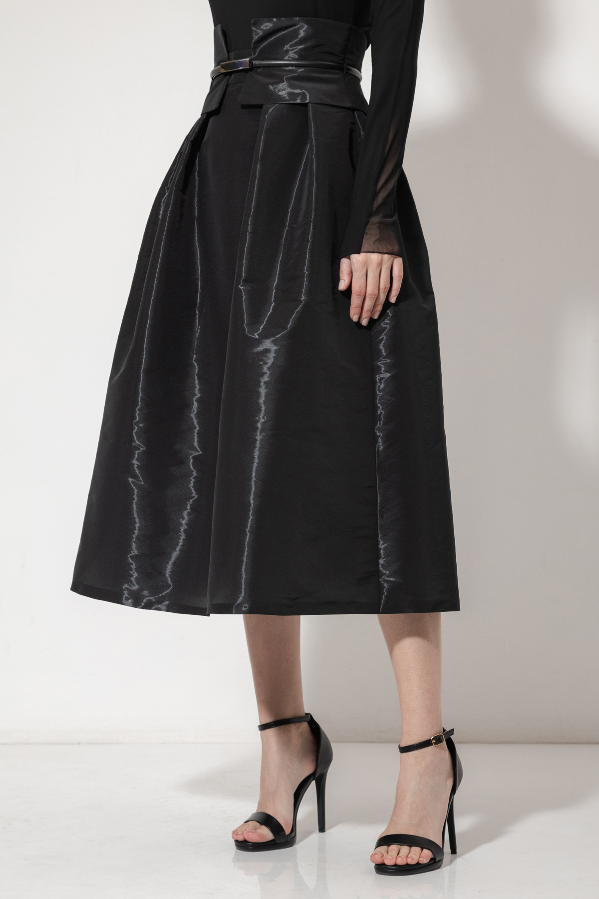 Skirt VASSA&Co, пол female, цвет black