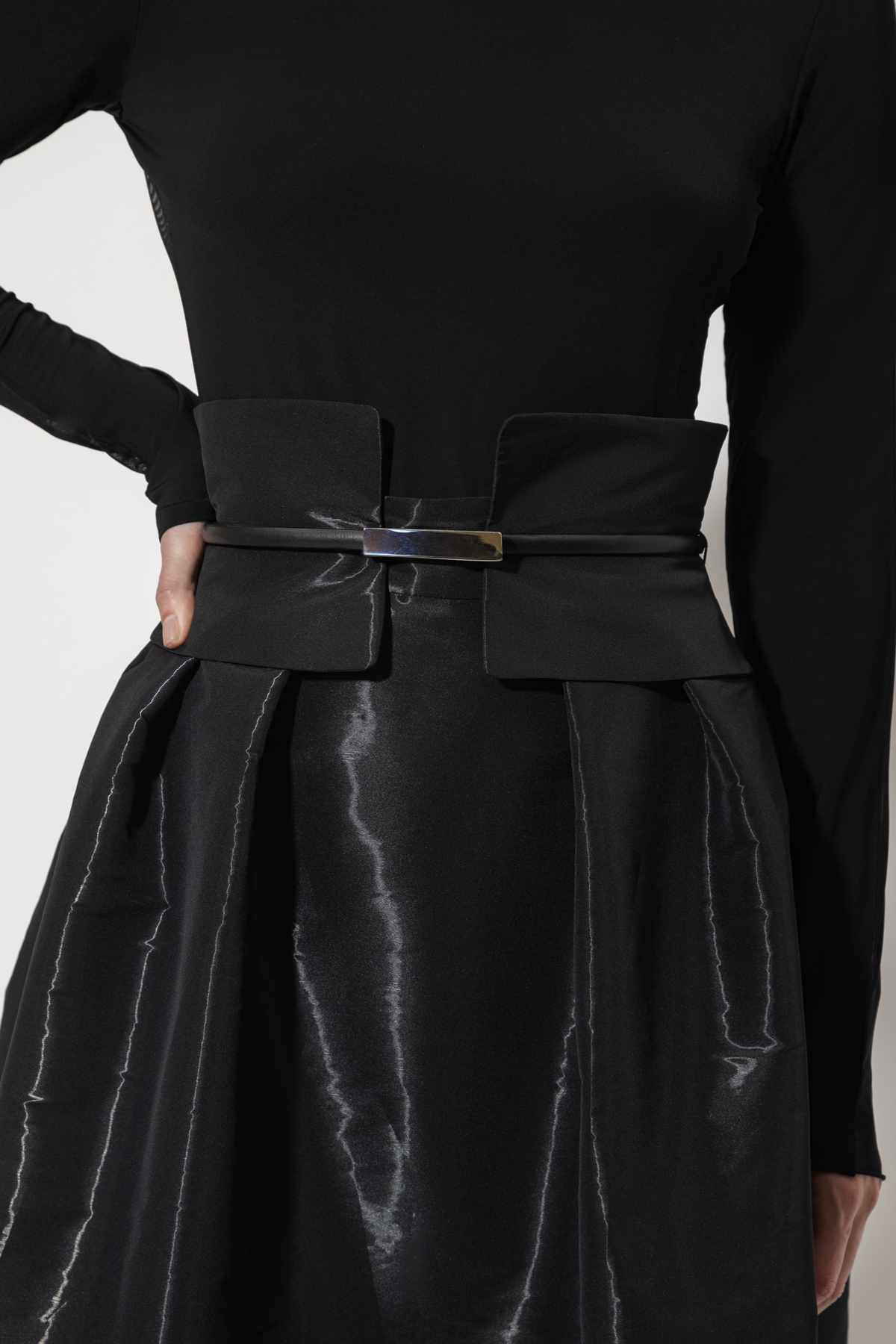 Skirt VASSA&Co, пол female, цвет black