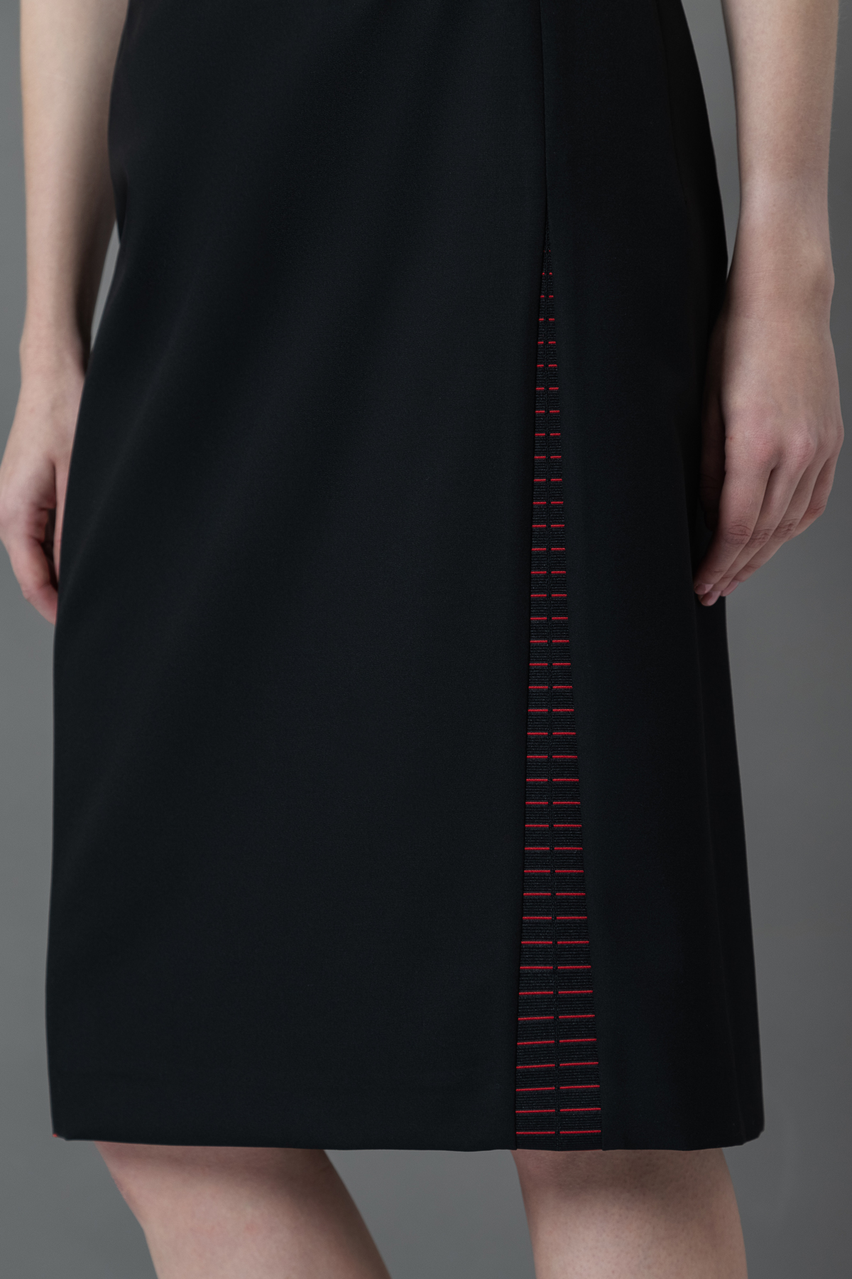 Юбка с акцентными деталями VASSA&Co, пол female, цвет black