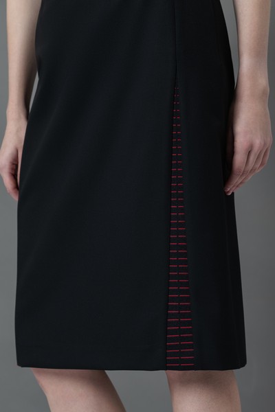 Юбка с акцентными деталями VASSA&Co, пол женский, цвет черный, фото №6