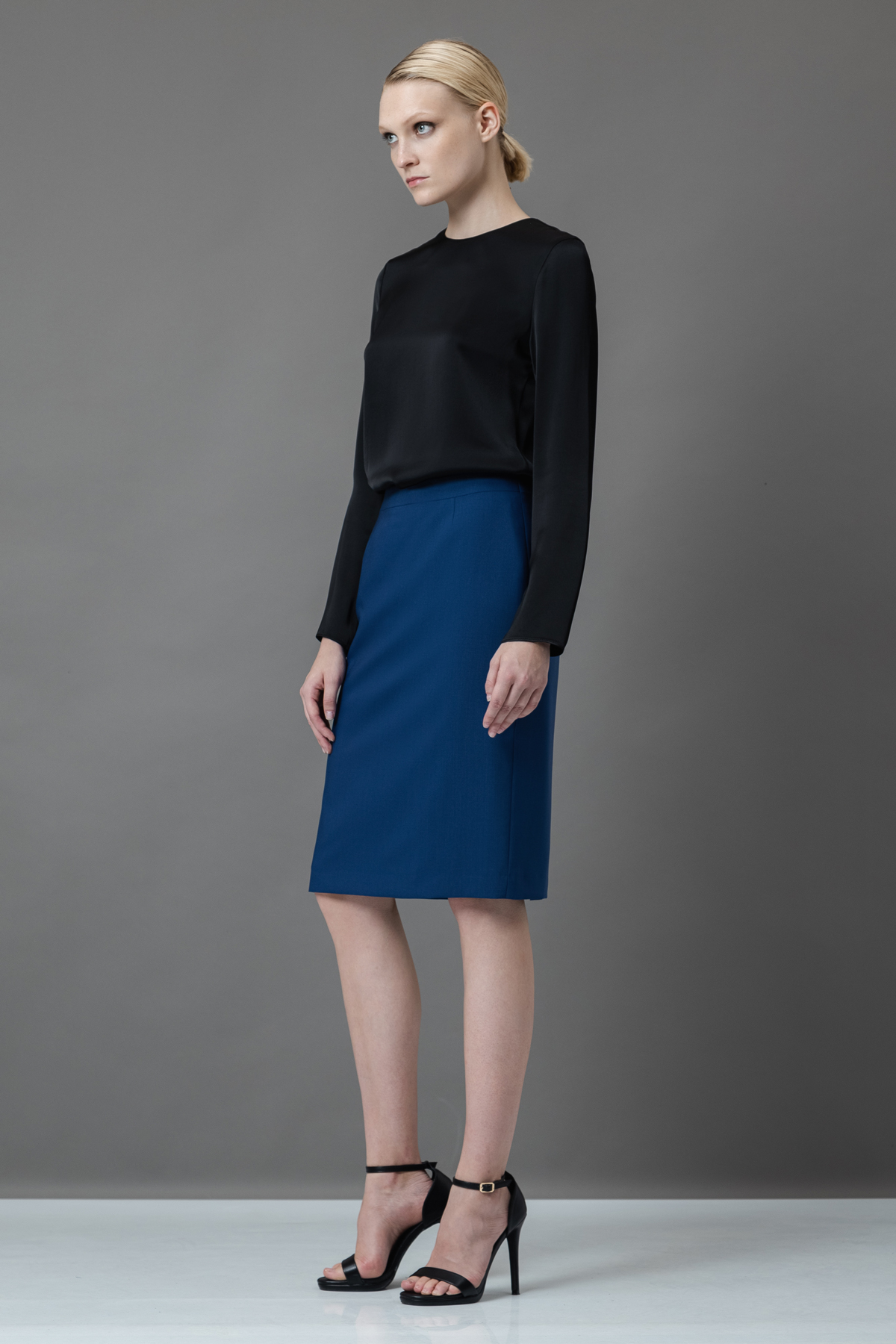 Юбка VASSA&Co, пол female, цвет синий