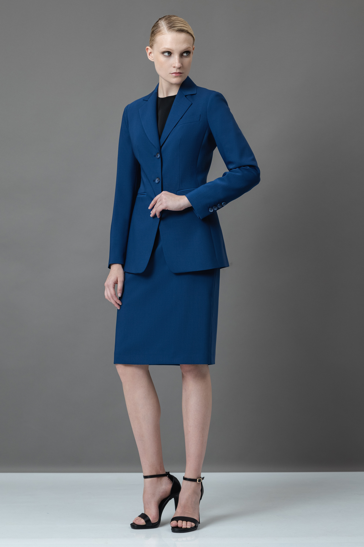 Юбка VASSA&Co, пол female, цвет синий