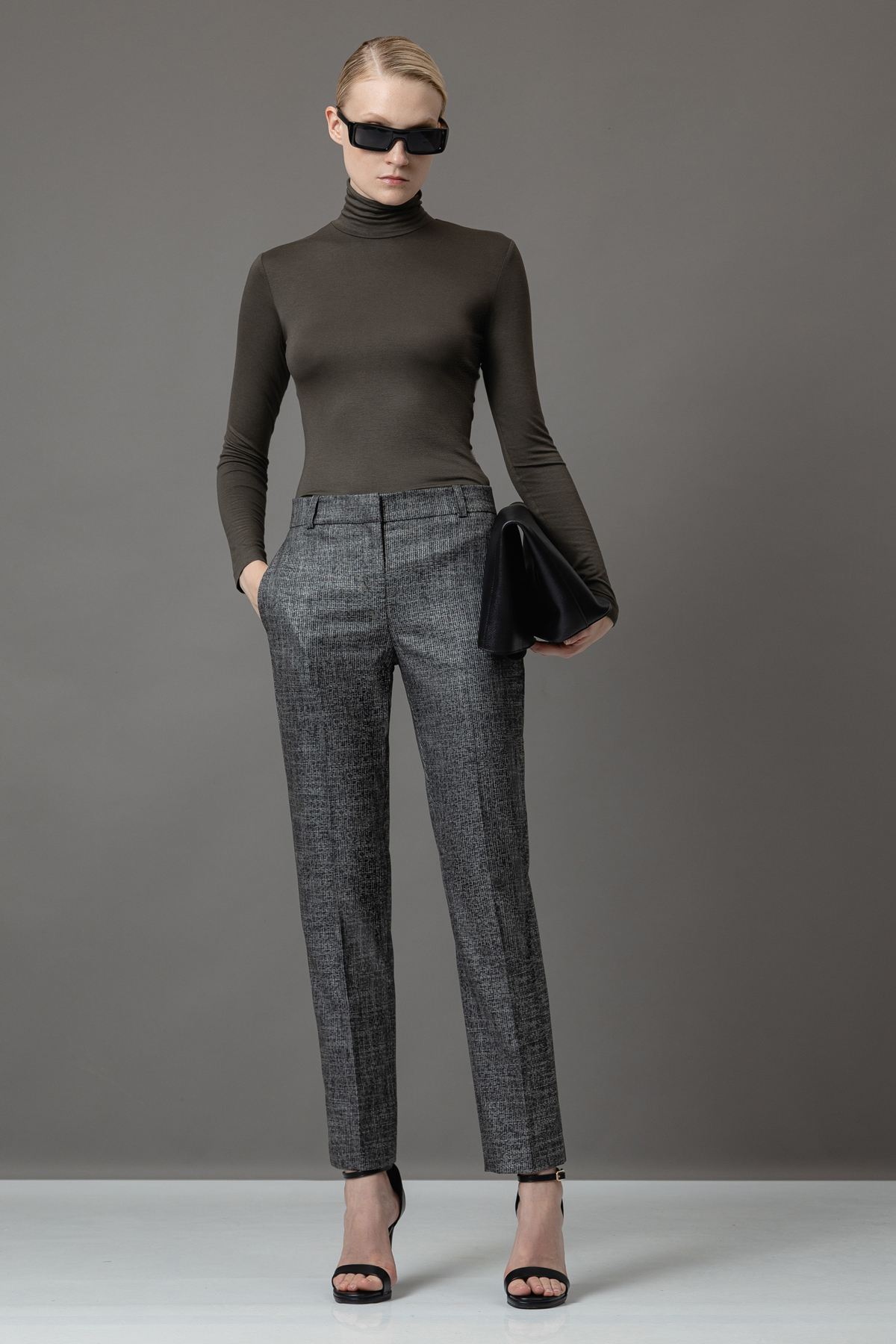 Водолазка VASSA&Co, пол женский, цвет хаки, фото №2