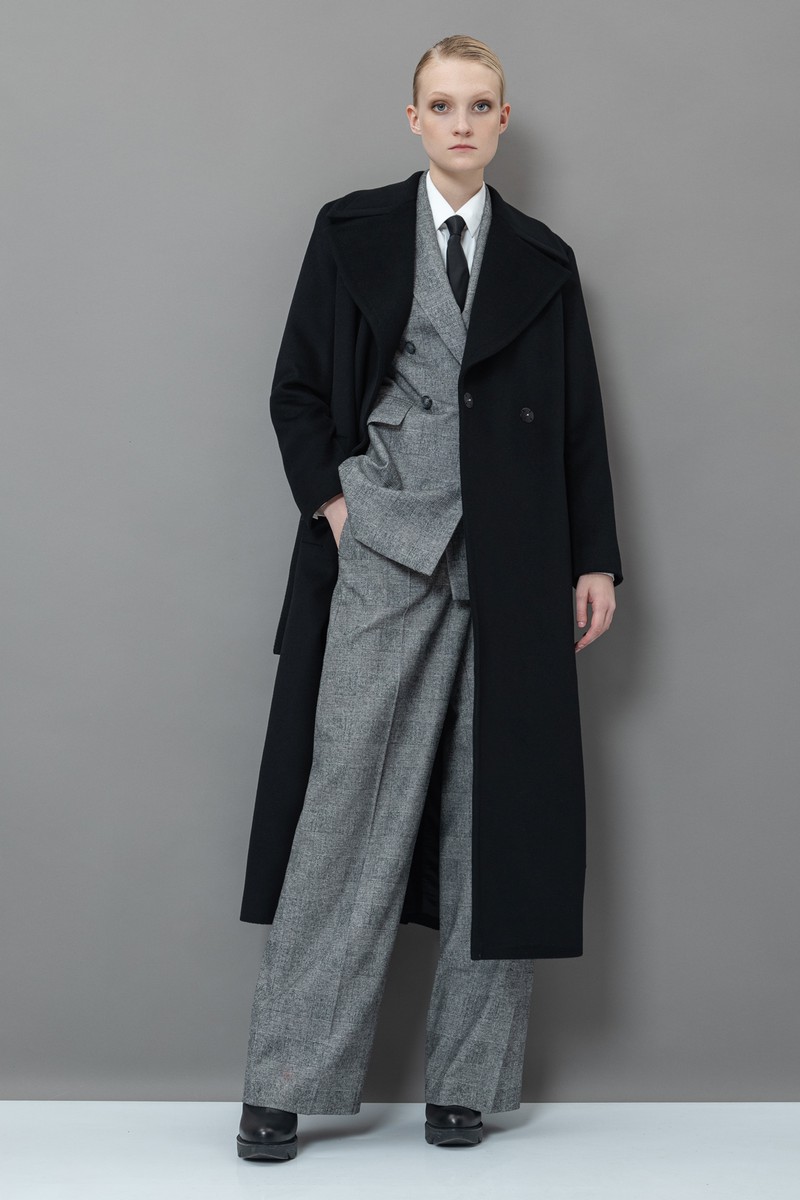 Широкие брюки Женский БРЮКИ VASSA&Co Серый 3