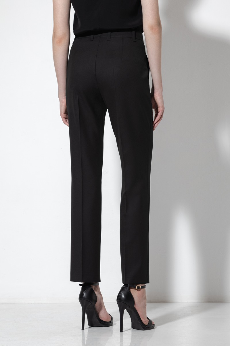 Trousers VASSA&Co, пол female, цвет black, фото №3