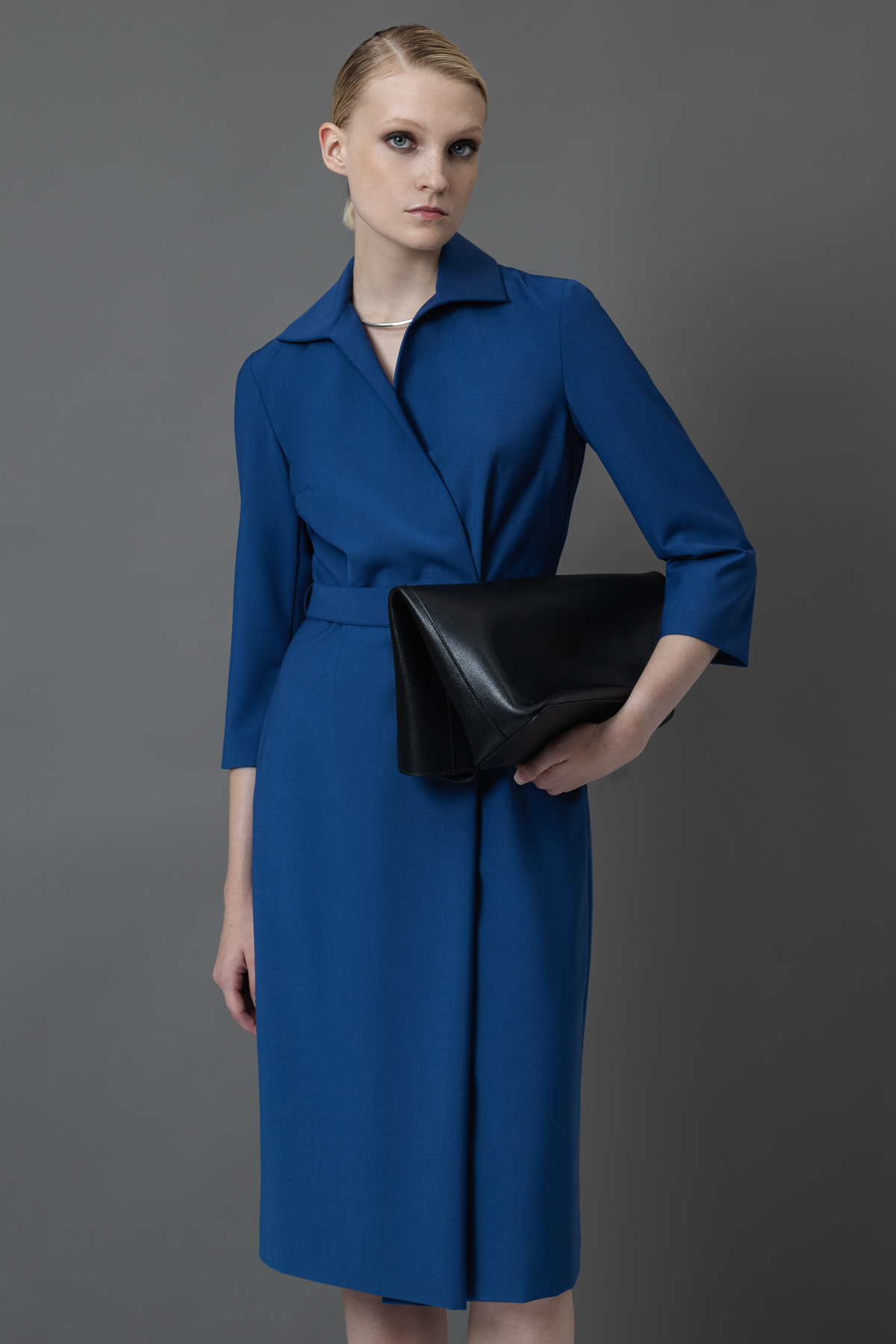 Платье VASSA&Co, пол женский, цвет синий