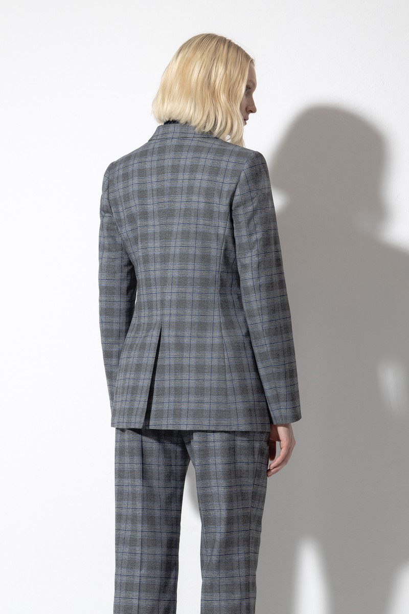 Удлиненный жакет VASSA CODE, пол женский, цвет серый, фото №3