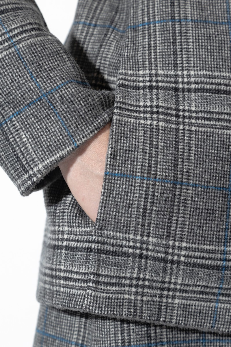 Двусторонний жакет VASSA CODE, пол женский, цвет серый, фото №3