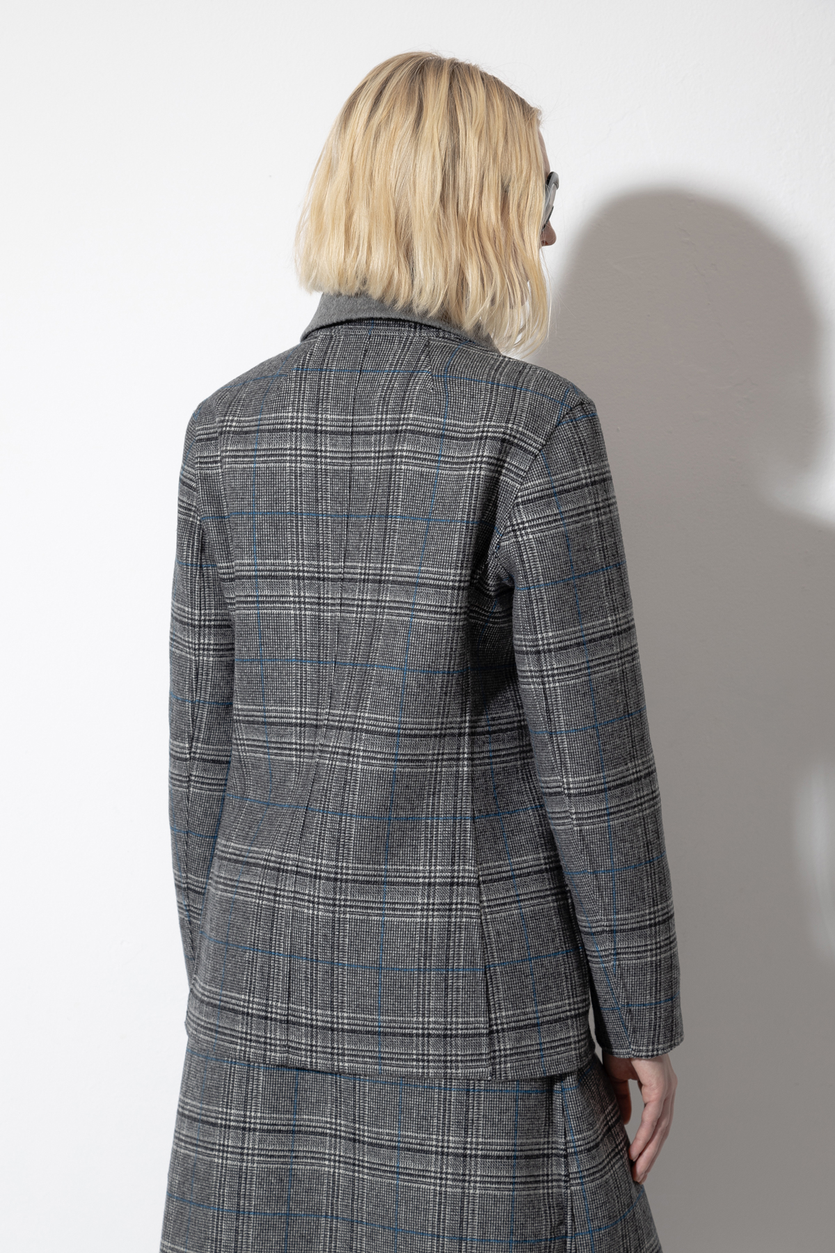 Двусторонний жакет VASSA CODE, пол женский, цвет серый