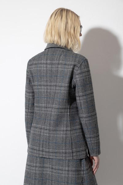 Двусторонний жакет VASSA CODE, пол женский, цвет серый, фото №4