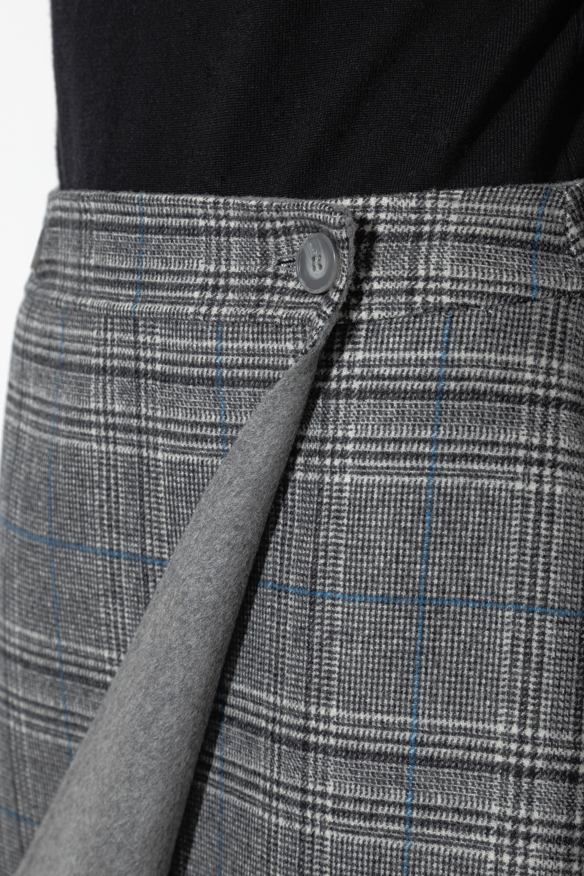 Skirt VASSA CODE, пол female, цвет Серый