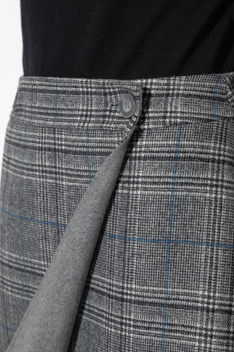 Skirt VASSA CODE, пол female, цвет Серый, фото №7