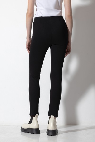 Leggings VASSA CODE, пол female, цвет black, фото №4