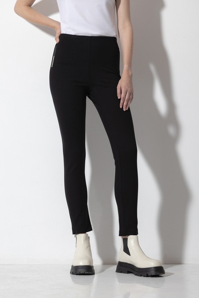 Leggings VASSA CODE, пол female, цвет black, фото №3