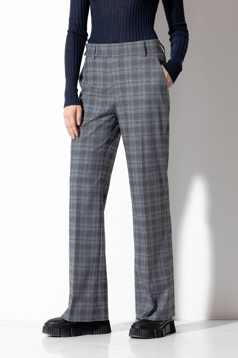 Широкие брюки VASSA CODE, пол женский, цвет серый, фото №3