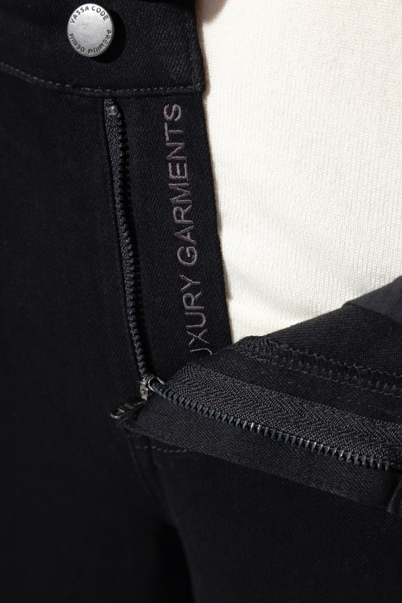 Джинсы Rio Mid Rise VASSA CODE, пол женский, цвет черный, фото №5