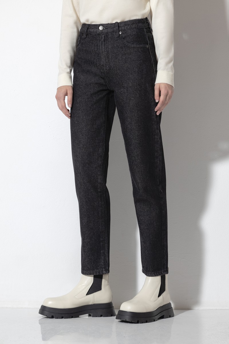 Джинсы Luxembourg Mid Rise Женский БРЮКИ ЖЕНСКИЕ VASSA CODE Черный 2