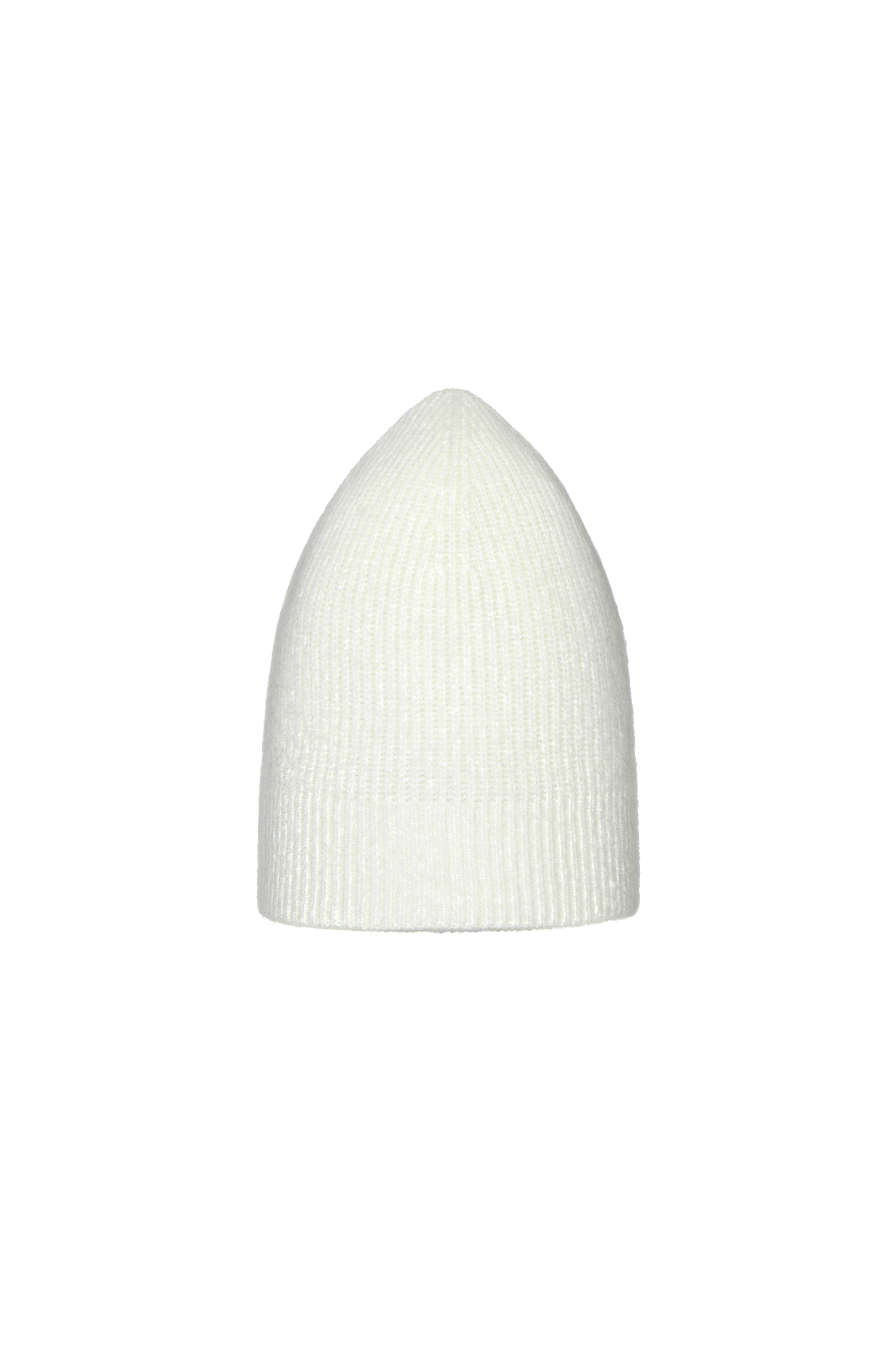 Шапка из вязаной шерсти VASSA&Co, пол женский, цвет белый
