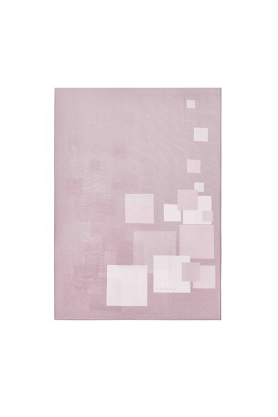 Шарф из шелка VASSA&Co, пол женский, цвет фиолетовый, фото №6