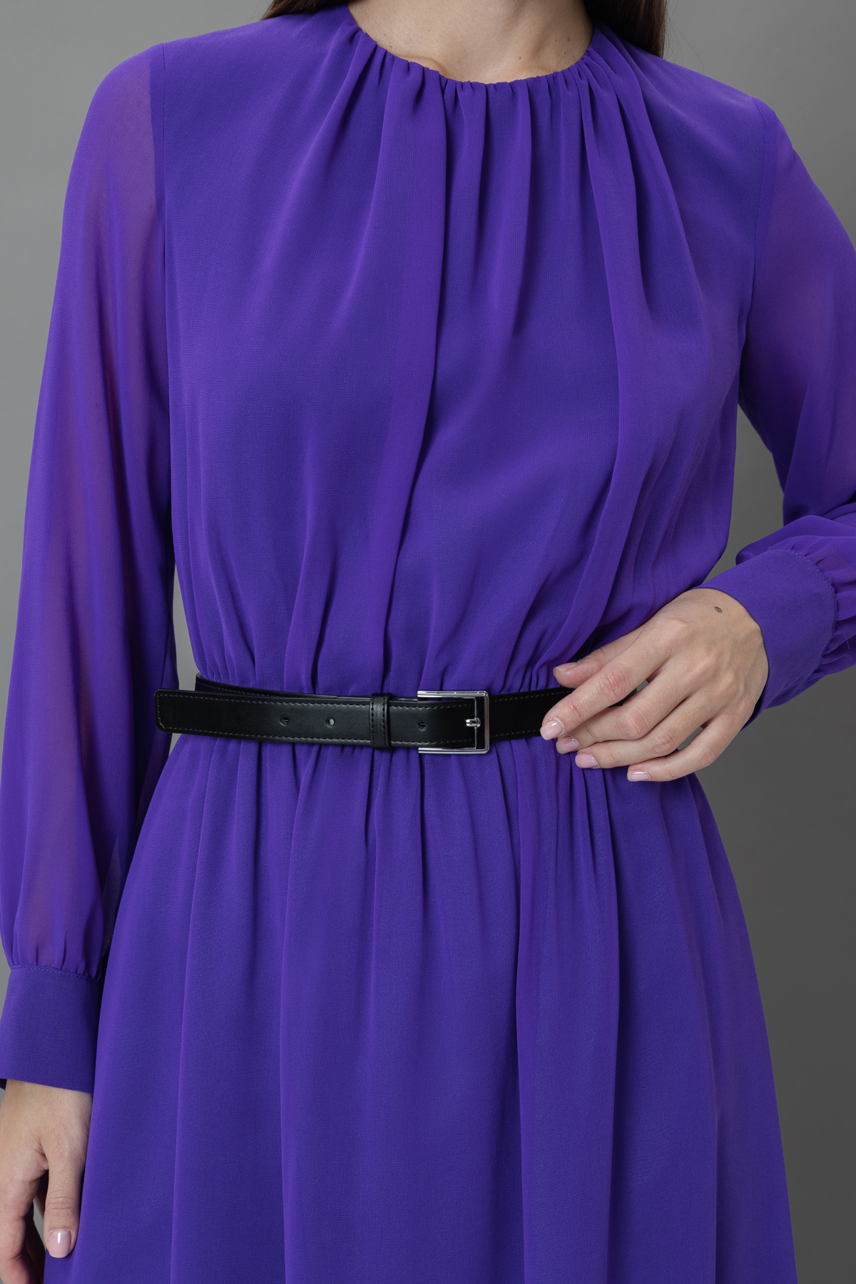 Belt VASSA&Co, пол female, цвет black