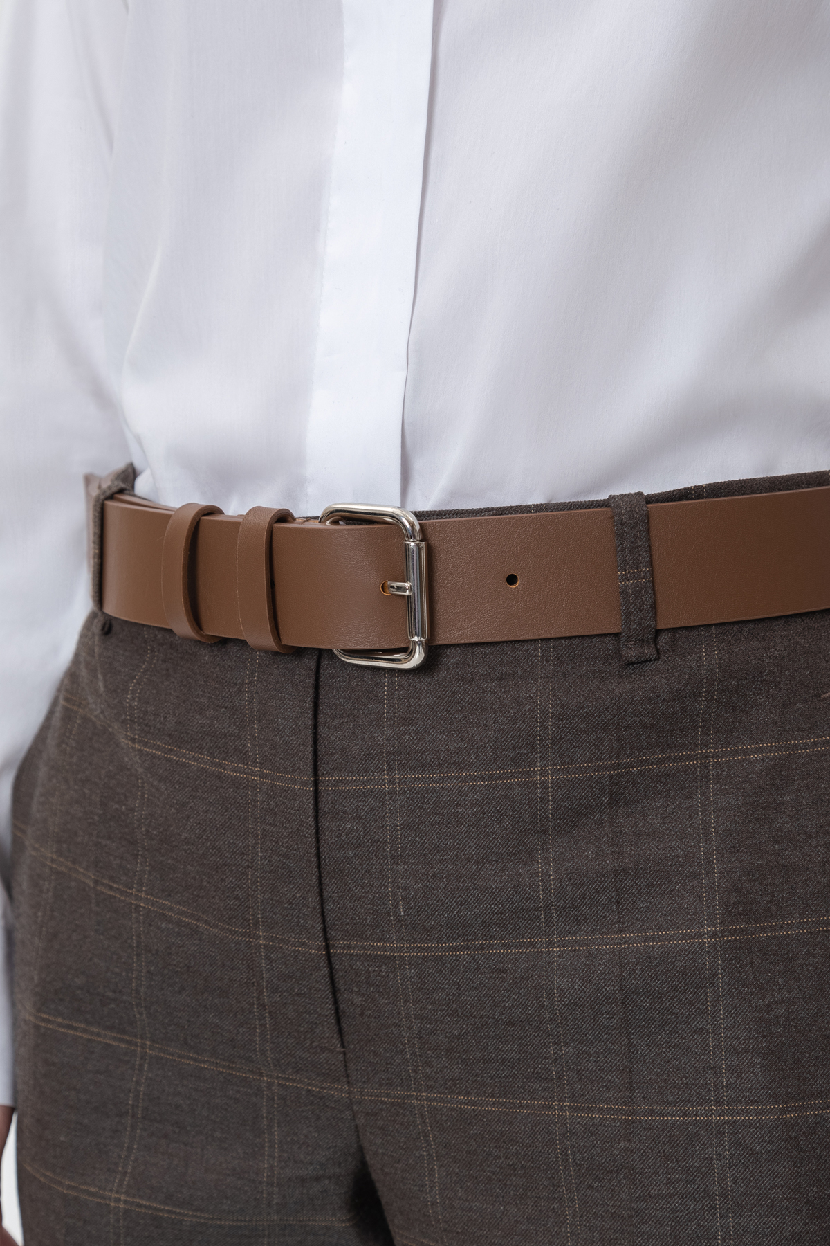 Belt VASSA&Co, пол female, цвет brown