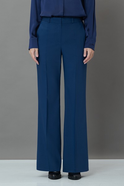 Брюки со стрелками VASSA&Co, пол женский, цвет синий, фото №2
