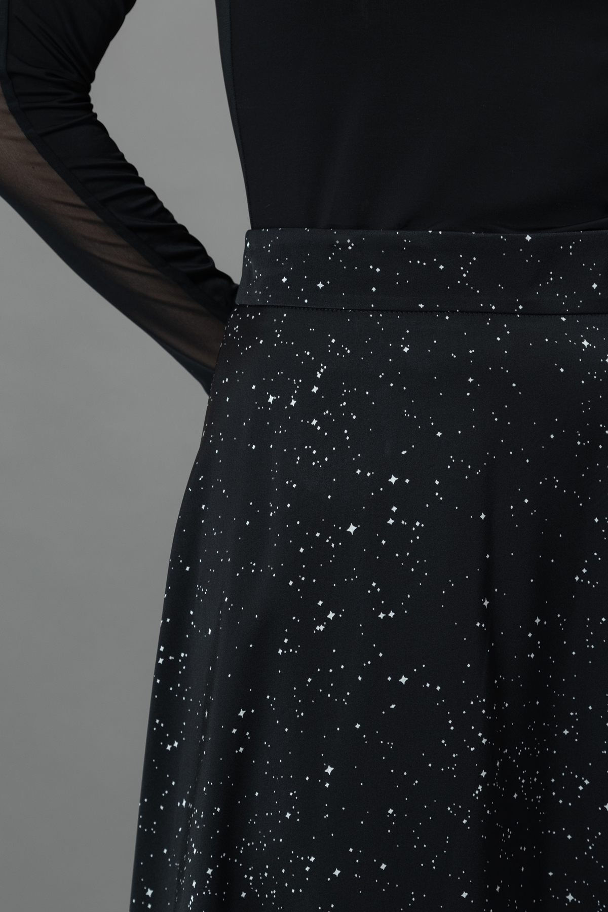 Асимметричная юбка VASSA&Co, пол женский, цвет черный