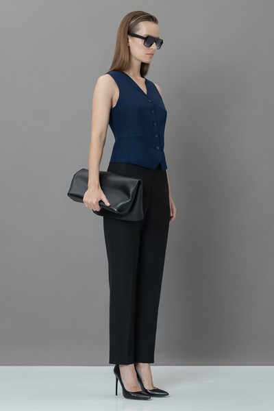 Жилет VASSA&Co, пол женский, цвет синий, фото №3