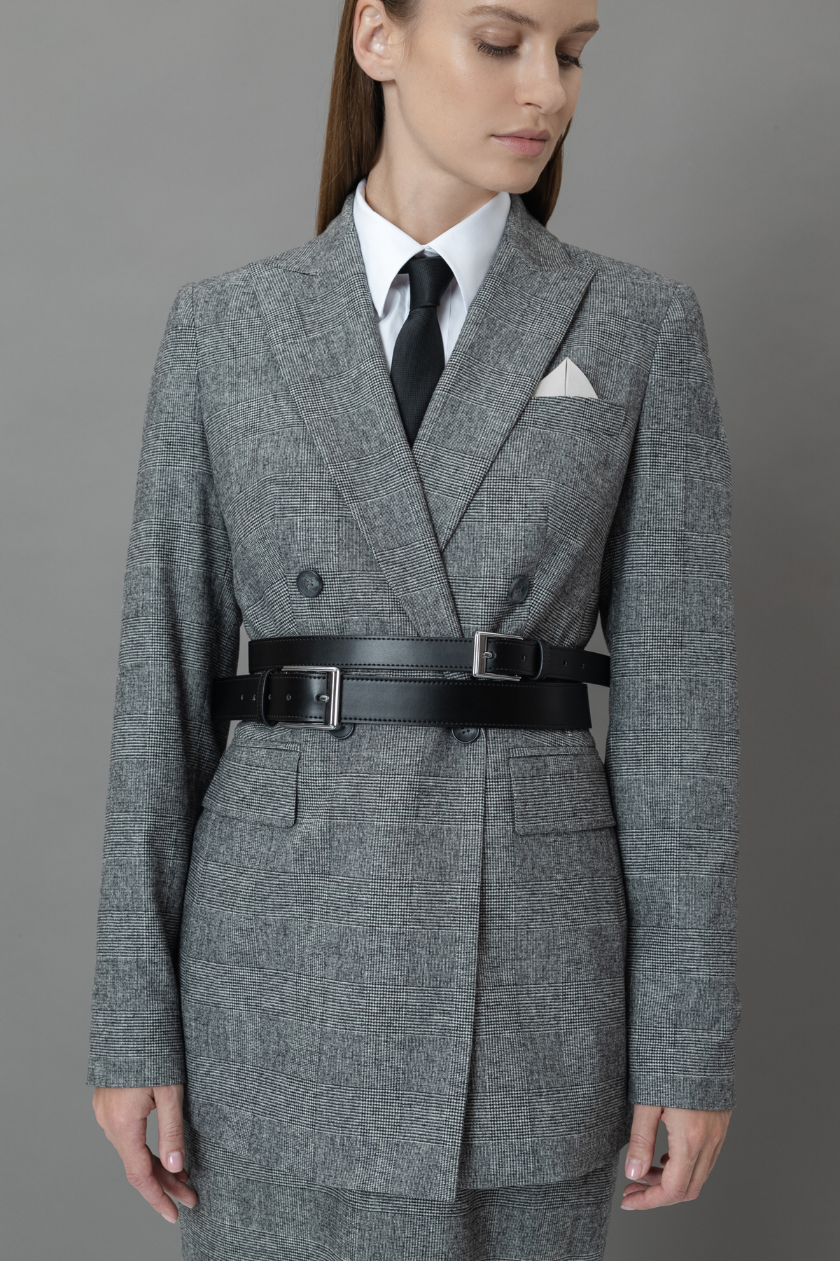 Belt VASSA&Co, пол female, цвет black