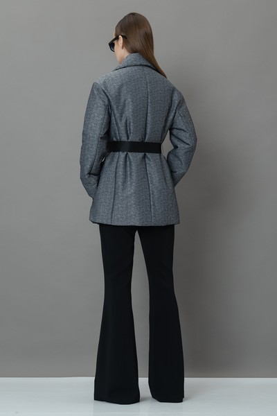 Куртка в сером цвете VASSA&Co, пол женский, цвет серый, фото №3