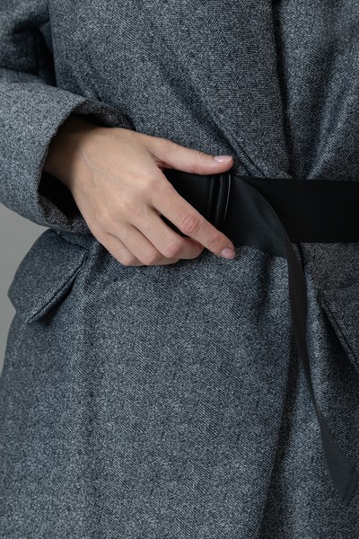 Куртка в сером цвете VASSA&Co, пол женский, цвет серый, фото №5